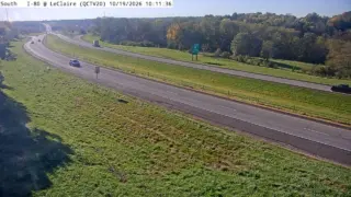 I-80 at Mile Marker 305.4 – Le Claire