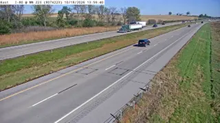 I-80 at Mile Marker 222.8 – Near Williamsburg