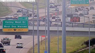 I-235 at 22nd Street – Mile Marker 2.6 – West Des Moines