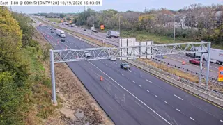 I-80 at 60th Street – Mile Marker 122.2 – West Des Moines