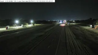 I-35 at Mile Marker 196.3 – Near Clear Lake