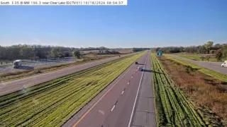 I-35 at Mile Marker 196.3 – Near Clear Lake