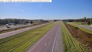 I-35 at Mile Marker 196.3 – Near Clear Lake