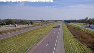 I-35 at Mile Marker 196.3 – Near Clear Lake