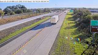US 20 at Mile Marker 225 – Hudson – East View
