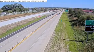 US 20 at Mile Marker 225 – Hudson – East View