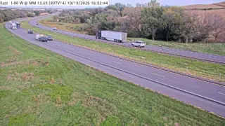 I-80 at Mile Marker 13.4 – Near McClelland