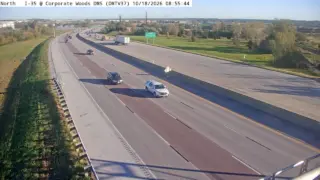 I-35 at Corporate Woods Message Sign – Mile Marker 88.3 – Near Ankeny