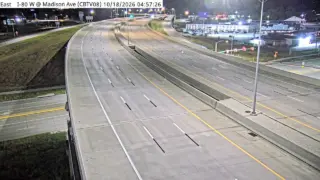 I-80 at Madison Avenue – Mile Marker 5 – Council Bluffs