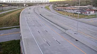 I-80 at Madison Avenue – Mile Marker 5 – Council Bluffs