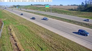 I-380 at Oak Hill School – Mile Marker 1 – Tiffin