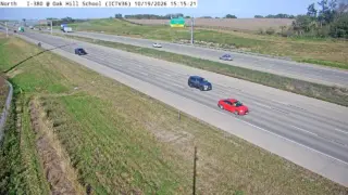 I-380 at Oak Hill School – Mile Marker 1 – Tiffin