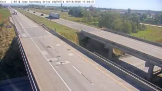 I-80 at Speedway Drive – Mile Marker 168 – Near Newton