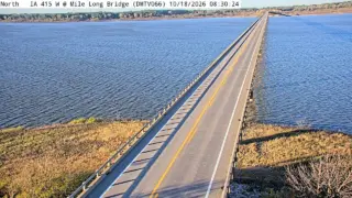 IA 415 at Mile Long Bridge – Mile Marker 13.7 – Near Polk City