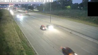 I-74 at Last Iowa Exit – Mile Marker 4.5 – Bettendorf