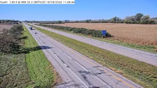 I-80 at Mile Marker 20.1 – Near Underwood