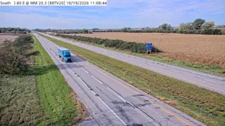 I-80 at Mile Marker 20.1 – Near Underwood