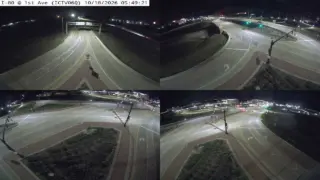 I-80 at 1st Avenue – Mile Marker 242.6 – Coralville – Multi-Angle View