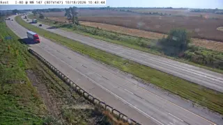 I-80 at Mile Marker 146.5 – Near Mitchellville