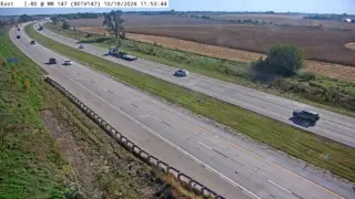 I-80 at Mile Marker 146.5 – Near Mitchellville