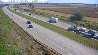 I-80 at Mile Marker 146.5 – Near Mitchellville