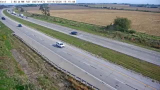 I-80 at Mile Marker 146.5 – Near Mitchellville