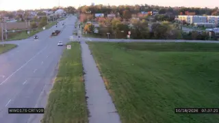 US 30 at Kirkwood Boulevard Southwest – Mile Marker 250.7 – Cedar Rapids – Wrong-Way Monitoring View – South View