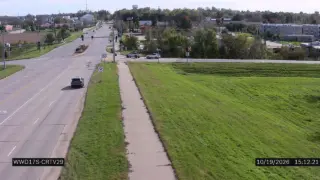 US 30 at Kirkwood Boulevard Southwest – Mile Marker 250.7 – Cedar Rapids – Wrong-Way Monitoring View – South View