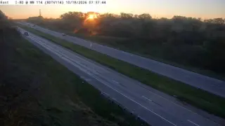 I-80 at Mile Marker 114.2 – Near Van Meter