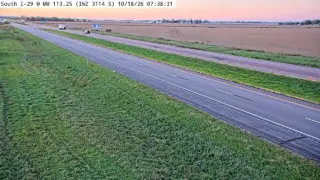 I-29 at Mile Marker 113.2 – Near Onawa – South View