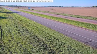 I-29 at Mile Marker 113.2 – Near Onawa – South View
