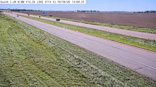 I-29 at Mile Marker 113.2 – Near Onawa – South View