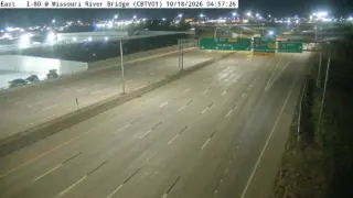 I-80 at Missouri River Bridge – Mile Marker 0.1 – Council Bluffs
