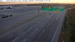 I-80 at Missouri River Bridge – Mile Marker 0.1 – Council Bluffs