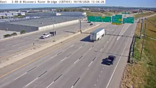 I-80 at Missouri River Bridge – Mile Marker 0.1 – Council Bluffs