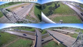 I-80 at Brady Street – Mile Marker 295.1 – Davenport – Multi-Angle View