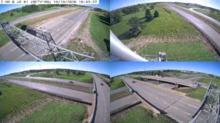 I-80 at Brady Street – Mile Marker 295.1 – Davenport – Multi-Angle View