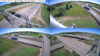 I-80 at Brady Street – Mile Marker 295.1 – Davenport – Multi-Angle View
