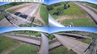 I-80 at Brady Street – Mile Marker 295.1 – Davenport – Multi-Angle View