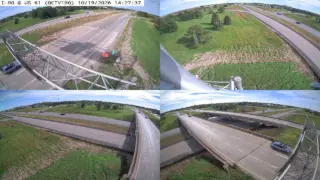 I-80 at Brady Street – Mile Marker 295.1 – Davenport – Multi-Angle View