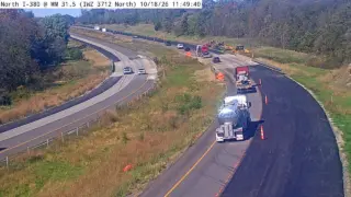 I-380 at Mile Marker 31.5 – Near Hiawatha – North View