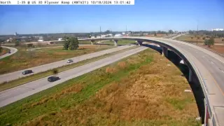 I-35 at US 30W Flyover – Mile Marker 111.5 – Near Ames