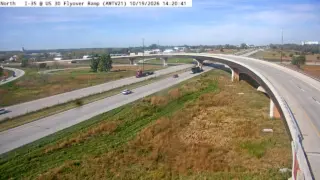 I-35 at US 30W Flyover – Mile Marker 111.5 – Near Ames