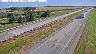 I-80 at County Road T22 – Mile Marker 173 – Near Kellogg