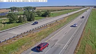 I-80 at County Road T22 – Mile Marker 173 – Near Kellogg
