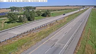 I-80 at County Road T22 – Mile Marker 173 – Near Kellogg