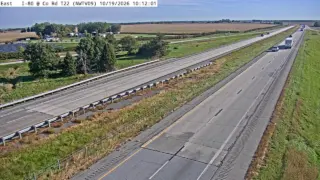 I-80 at County Road T22 – Mile Marker 173 – Near Kellogg