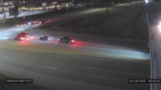 I-80 at Merle Hay Road – Mile Marker 131.2 – Near Urbandale – Wrong-Way Monitoring View