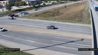 I-80 at Merle Hay Road – Mile Marker 131.2 – Near Urbandale – Wrong-Way Monitoring View