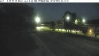 I-35 Northbound Parking Area – Mile Marker 196 – Near Clear Lake